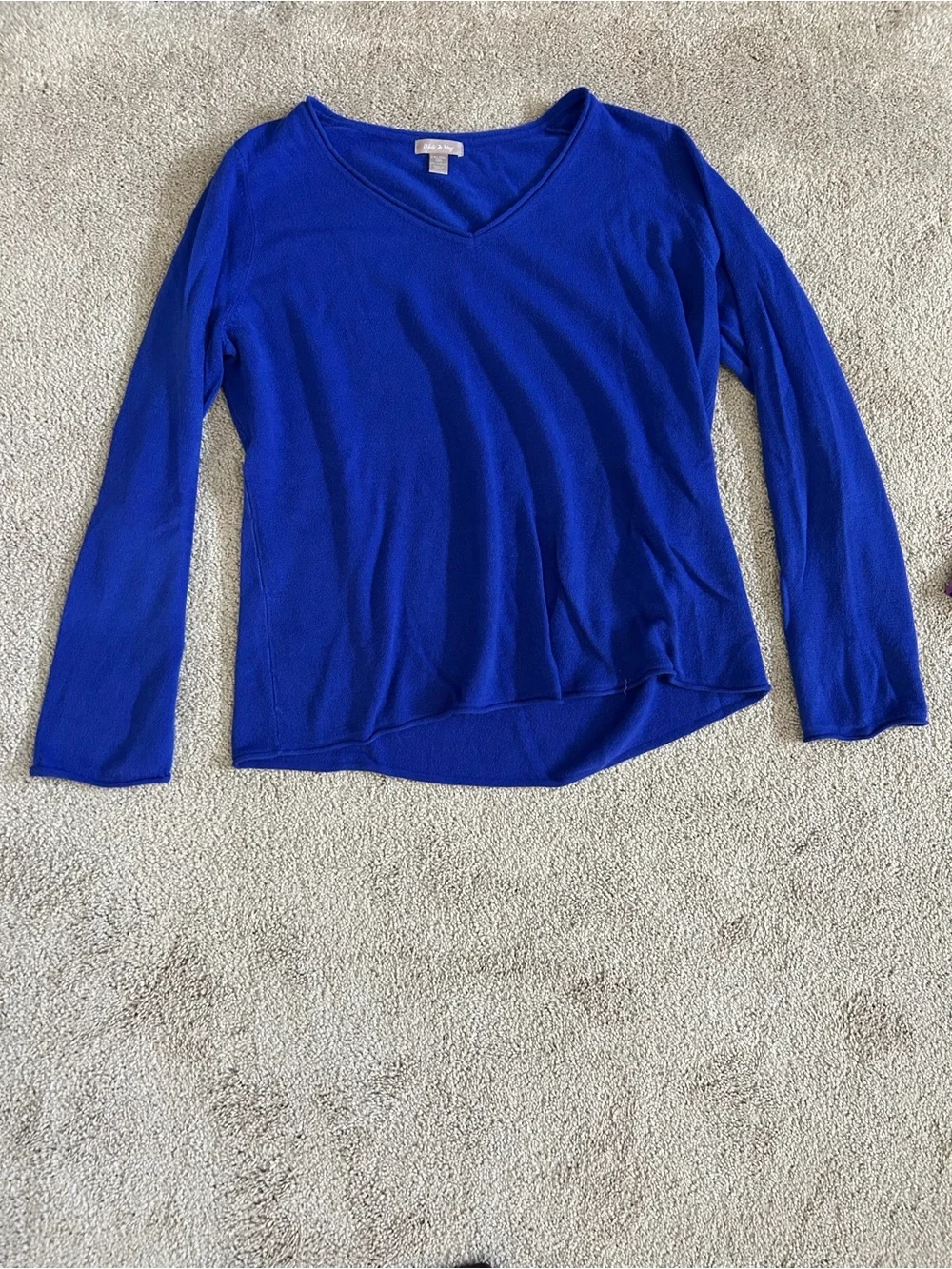White Stag Cobalt Blue V-Neck Long Sleeve Sweater XXL 20